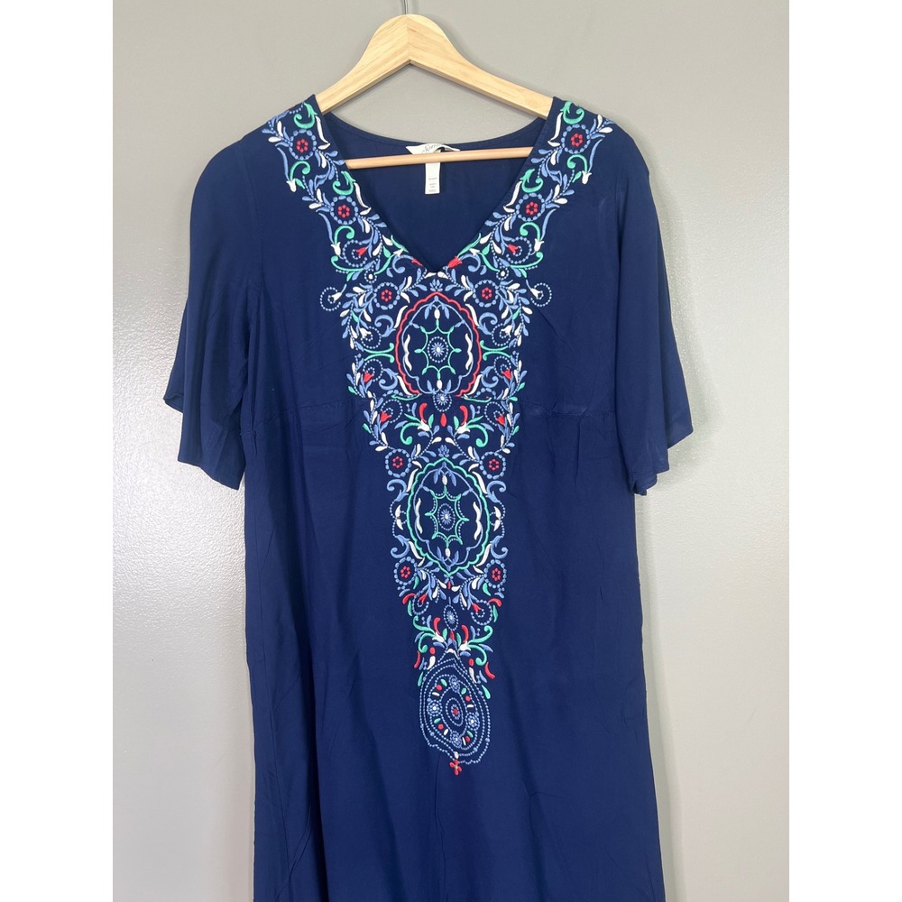 Soma maxi embroidered dress small travel casual‎ vacation - Picture 2 of 6